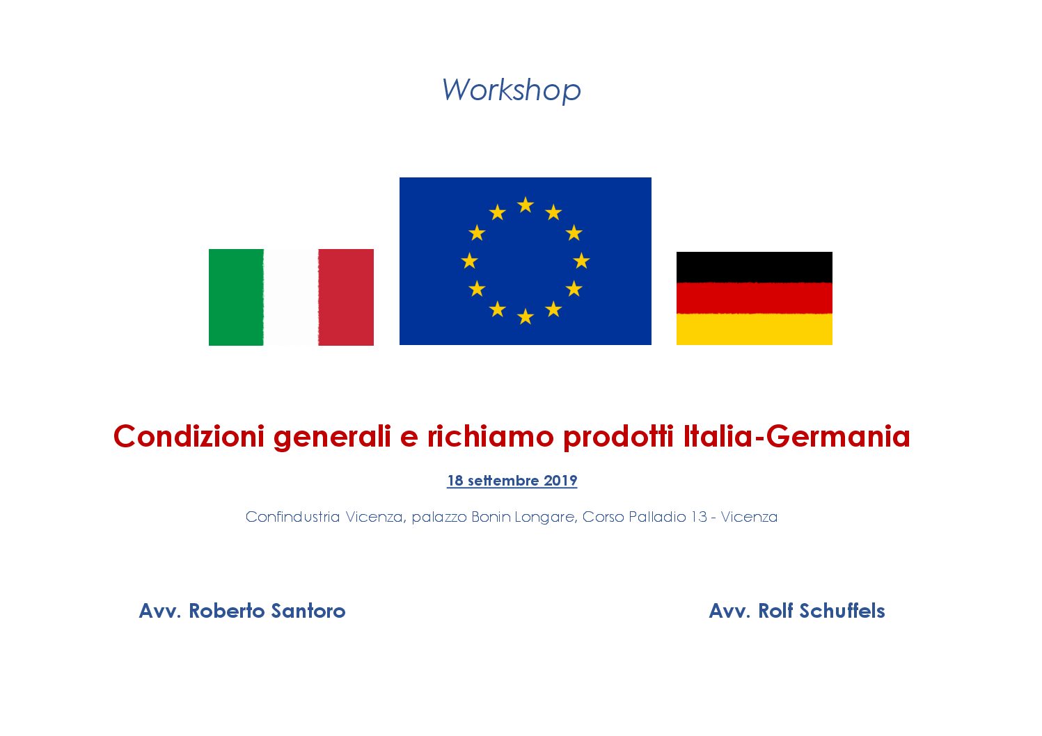 Italia e Germania: Le condizioni generali di vendita e il richiamo dei prodotti